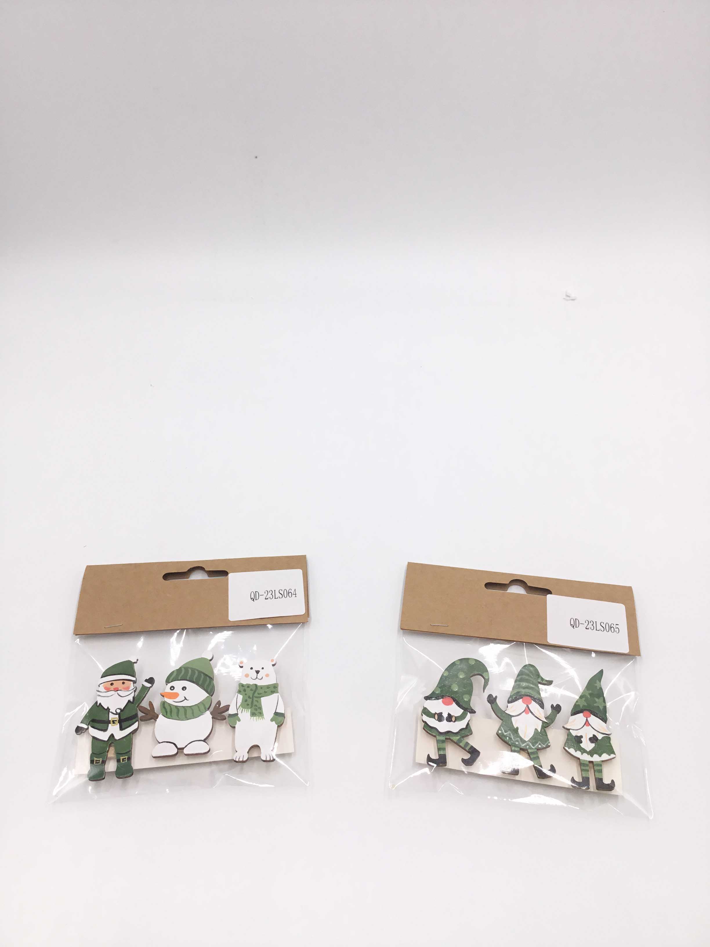 23LV019 Diy Christmas Ornaments Decorations, Natural Wooden Clips