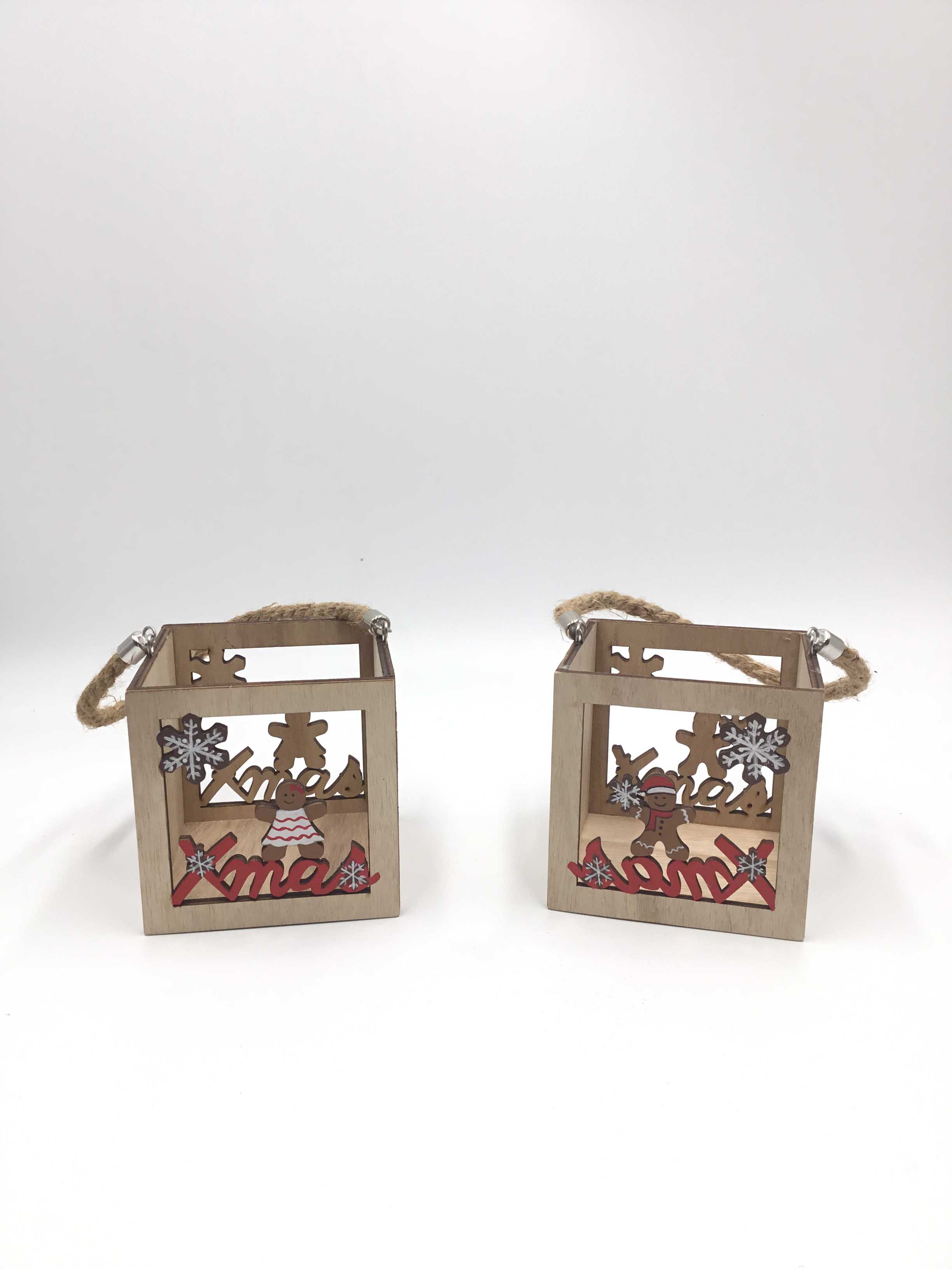 23JBR013 Christmas gingerbread Man hanging decorations, storage ornaments