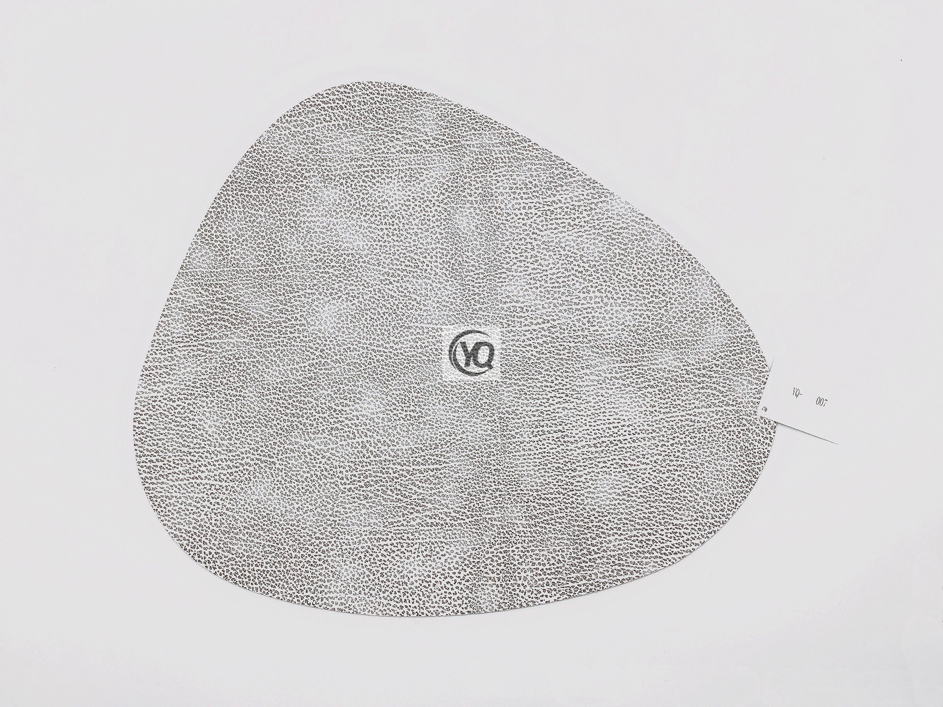 YQ-SS007/008 Fake Leather Pebble Shape Placemat 37x44CM