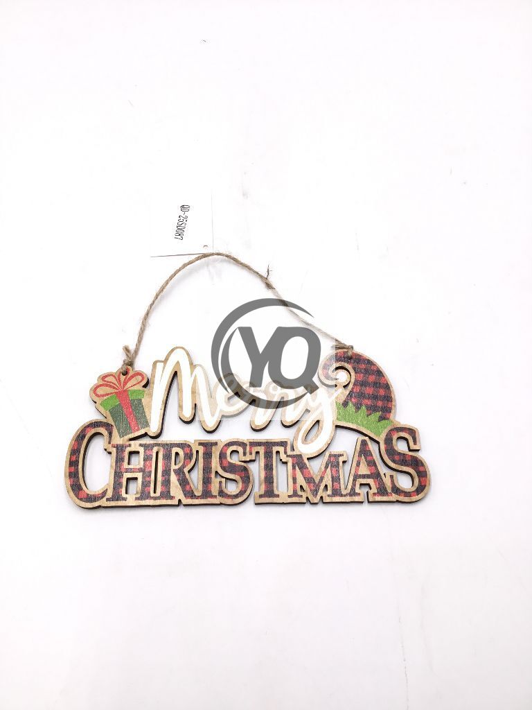 QD-24SD088Christmas decoration Christmas wooden pendant Christmas tree ornament
